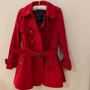 Polo coat in red size 4/4T